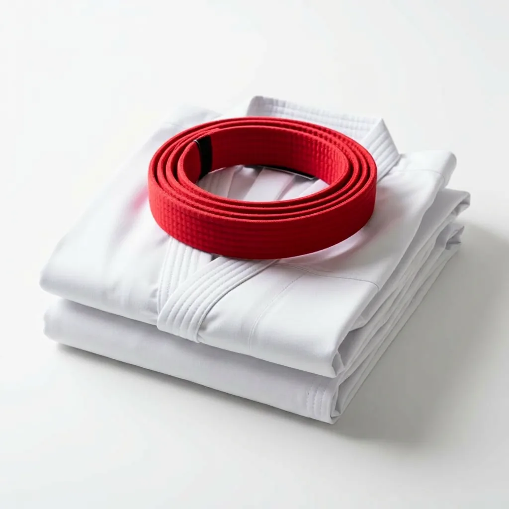 The free uniform and gear included with the $19.99 intro offer at Roman's Shin Karate